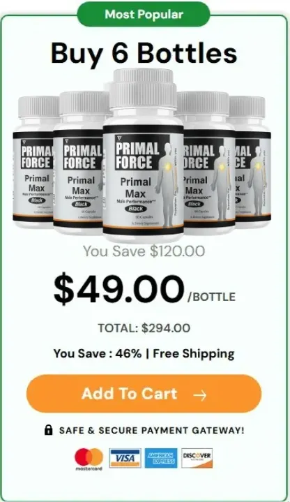 Primal Force - 6 Bottles